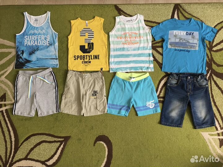 Летние вещи на мальчика от 5-7 лет (много фото)