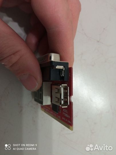 Диагностическая карта для ноутбука minPci-e