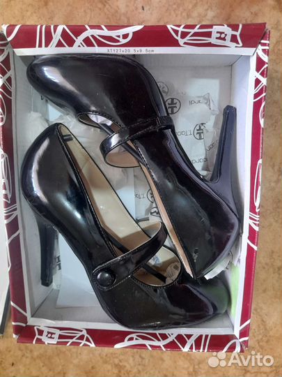 Туфли женские 38 размер черные