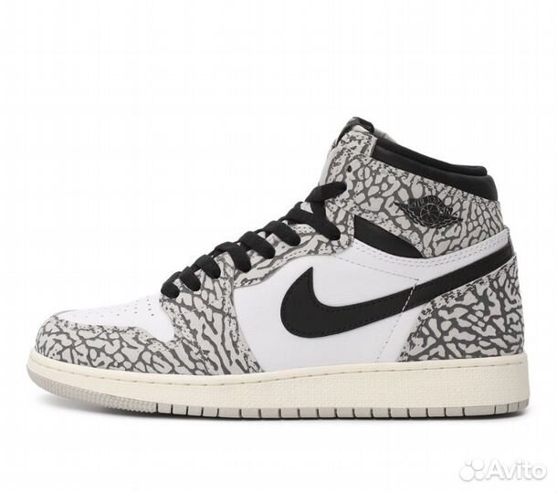Air Jordan 1 High White Cement (GS)