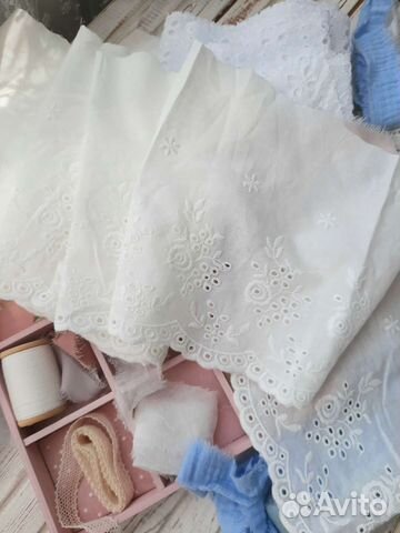Кружево шитье батист 100 хлопок