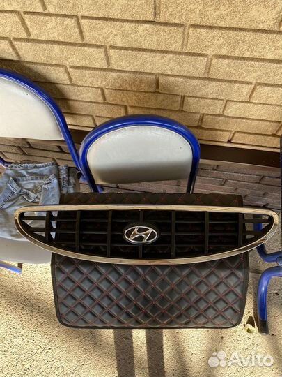 Решётка радиатора hyundai accent