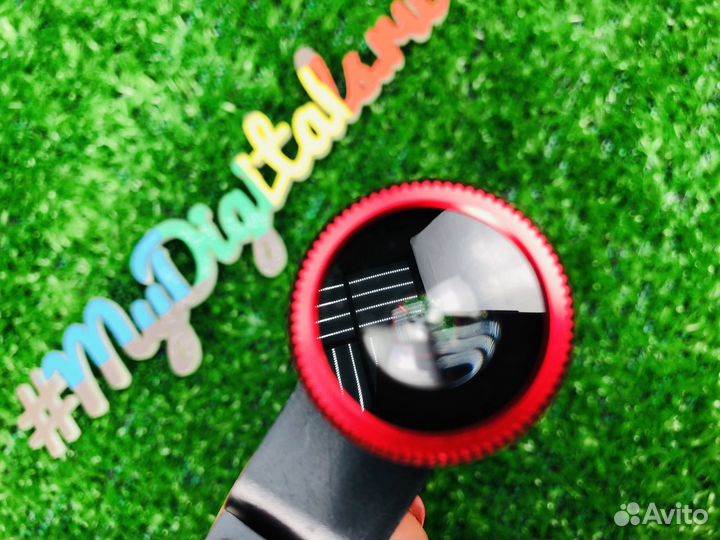 Объектив для телефона 3в1 (фишай, макро, широкий)