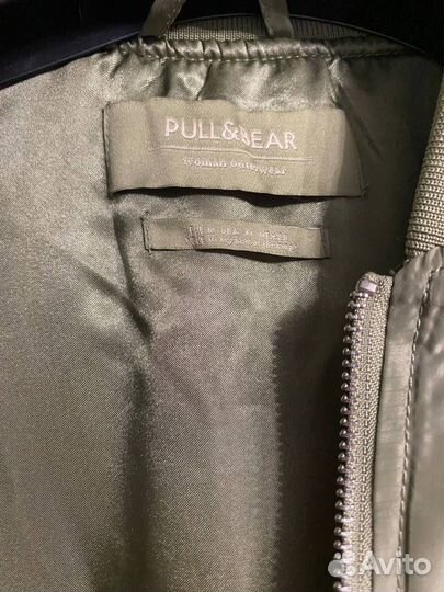 Бомбер зеленый