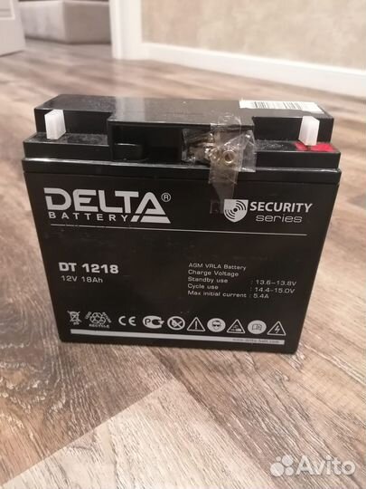 Аккумулятор Delta Battery DT 1218 12в 18ам/ч