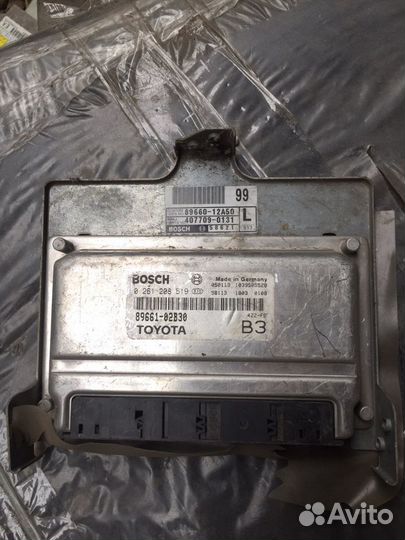 Блок управления двигателем тойота королла 120к 1.4