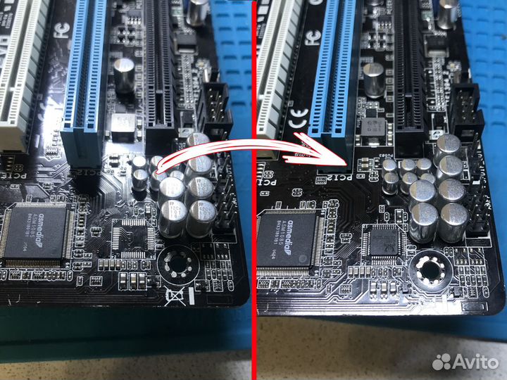 Ремонт материнских плат Intel, AMD, Ремонт сокета