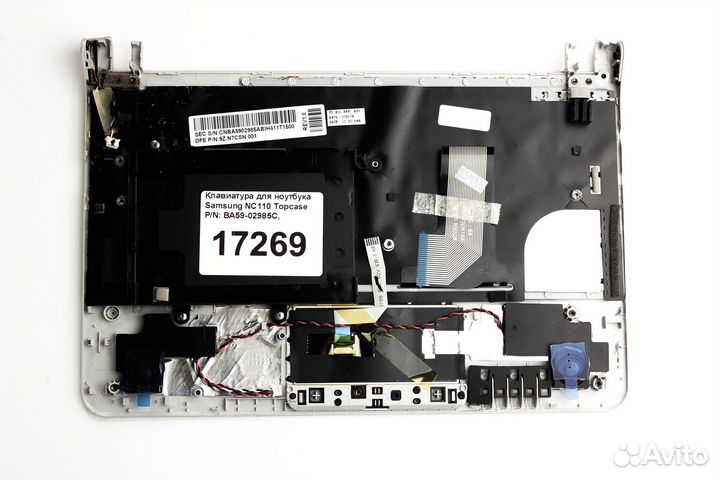 Клавиатура для ноутбука Samsung nс110 Topcase p/n