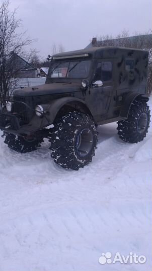 Вездеход на колесах низкого давления