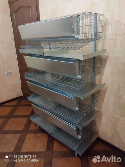 Клетки,кормушки для перепелов бройлеров кроликов
