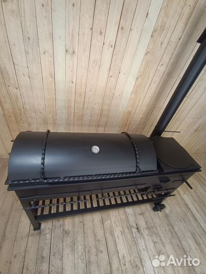 Мангал Гриль 5мм с печкой для казана 12-16л