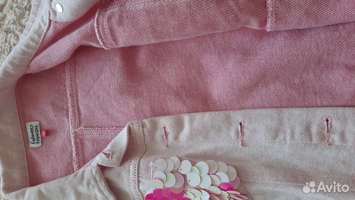 Джинсовая куртка для девочки