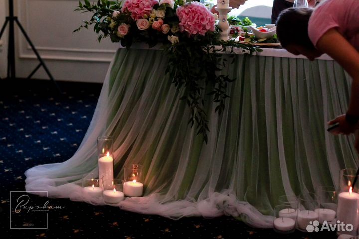 Аренда насыпных свечей