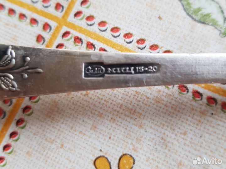 Набор столовых приборов мельхиор СССР