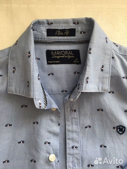 Рубашки next, mayoral 4-5 лет, 110