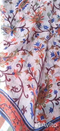 Платок шаль шелковый