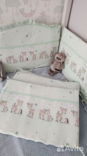 Мягкие бортики в кроватку