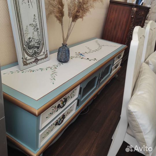 Тв- тумба Прованс с росписью