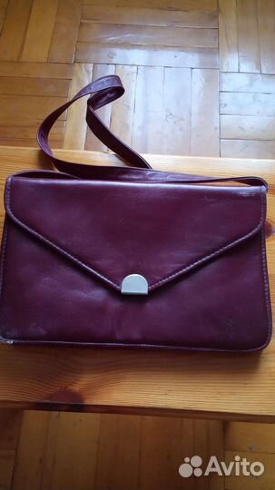Сумка женская натуральная кожа ретро италия
