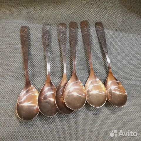 Ложки десертные Мнц СССР, мельхиор