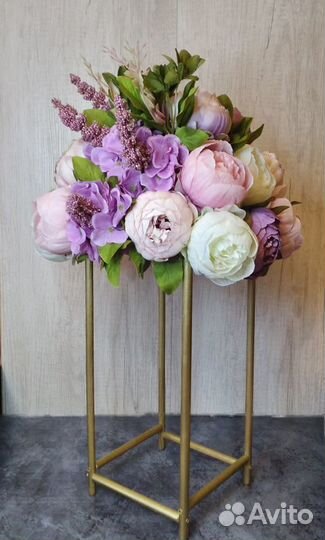 Банты на стулья, Вазы