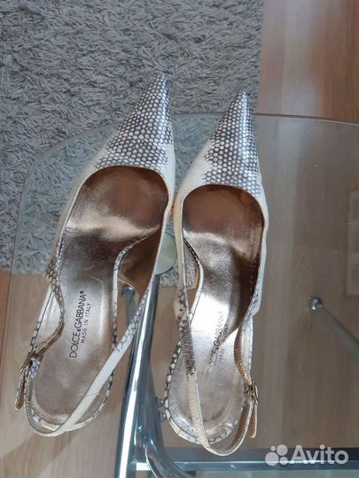Dolce Gabbana босоножки,39,5 оригинал