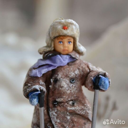 Ватная игрушка на ёлку 