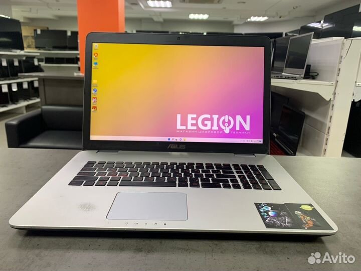 Asus/i7 4710/12GB/GTX850M/SSD+HDD/17.3 IPS FHD