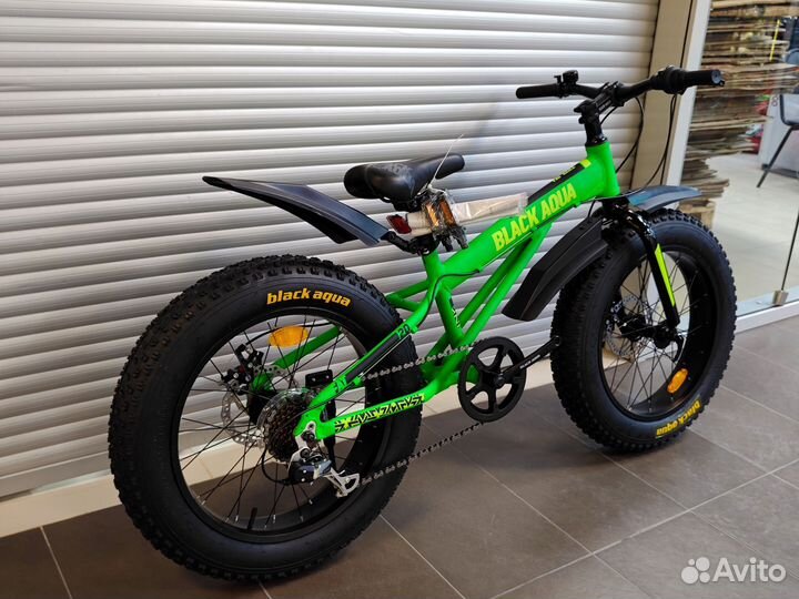 Велосипед FAT Black Aqua 2221D 20