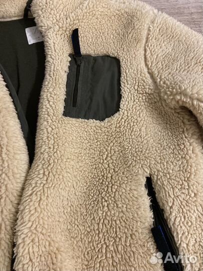 Плюшевая куртка zara 134