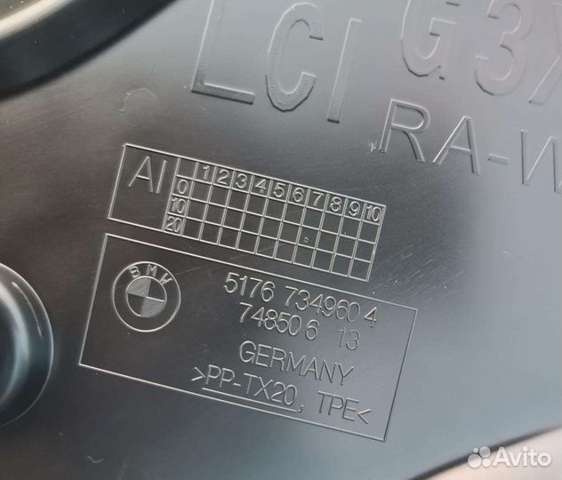 Bmw 5 g30 lci M5 f90 кожух фары крышка