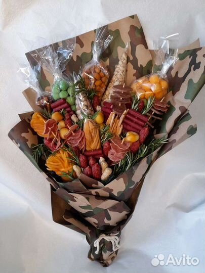 Съедобный вкусный букет подарок мужчине
