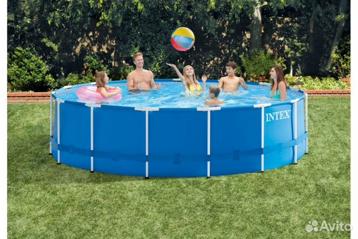 Круглый каркасный бассейн 457х122 Intex 28242