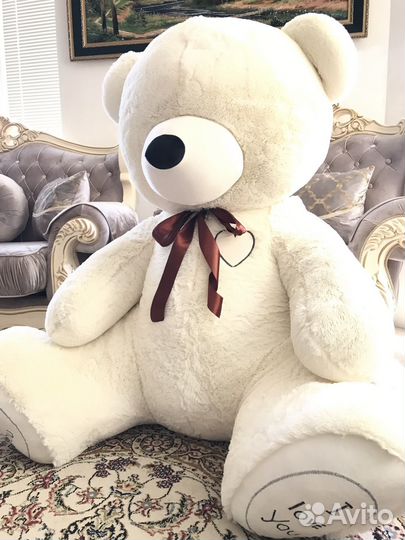 Плюшевый медведь 220см мягкая игрушка