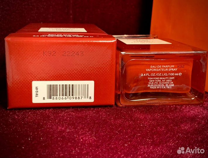 Духи Tom ford lost cherry Дубай