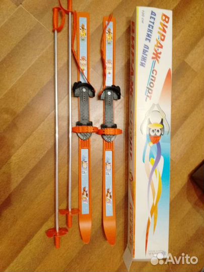 Лыжи 100см, цена на лето