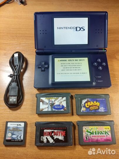 Nintendo DS lite + игры