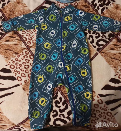 Флисовый комбинезон