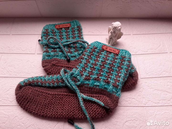 Вязаные женские носки