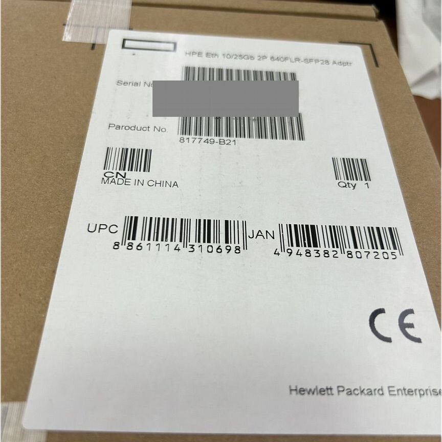 [817749-B21] Сетевая Карта Hp817747-001 840139-001