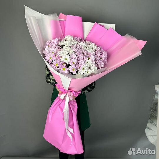 Букет-Гигант из хризантем