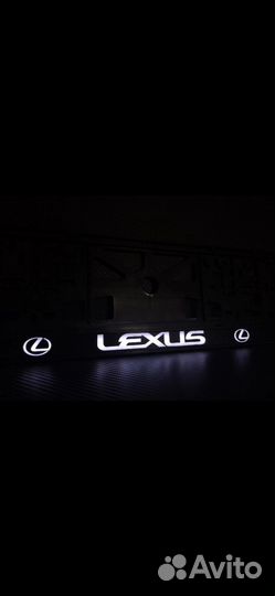 Номерные Рамки с подсветкой LED