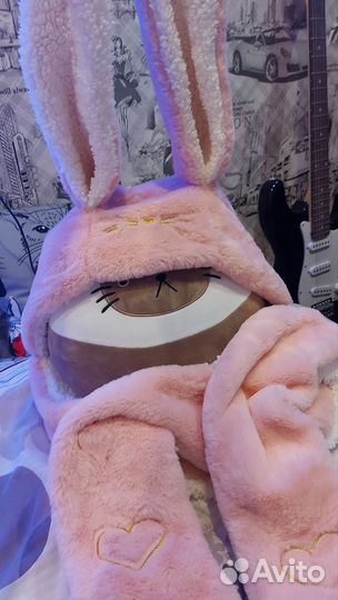 Шапка с шарфом