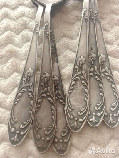 Столовые ложки мельхиор 6 шт