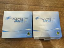 Контактные линзы Acuvue 1 day moist (90штук) -2,25