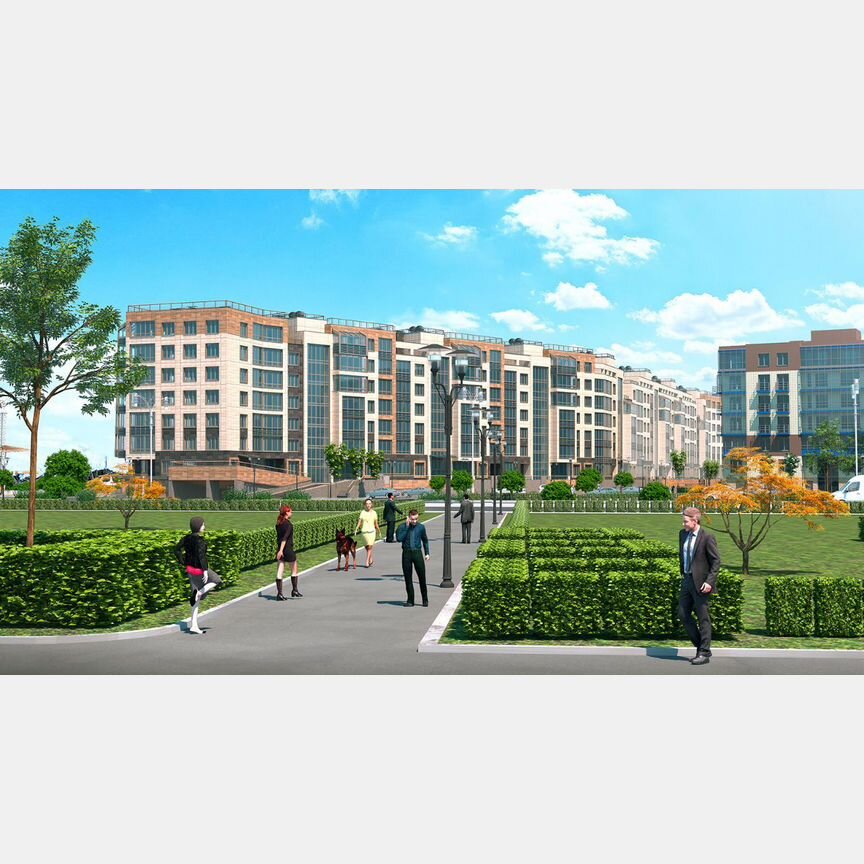 2-к. квартира, 67,7 м², 7/7 эт.
