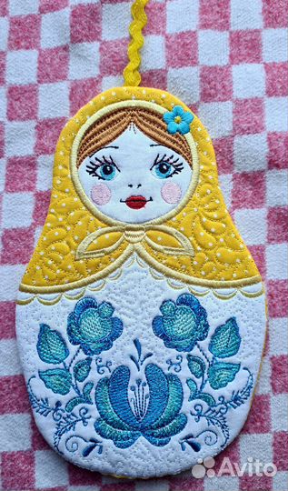 Матрешка прихватка