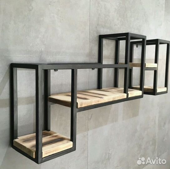 Полка в стиле лофт