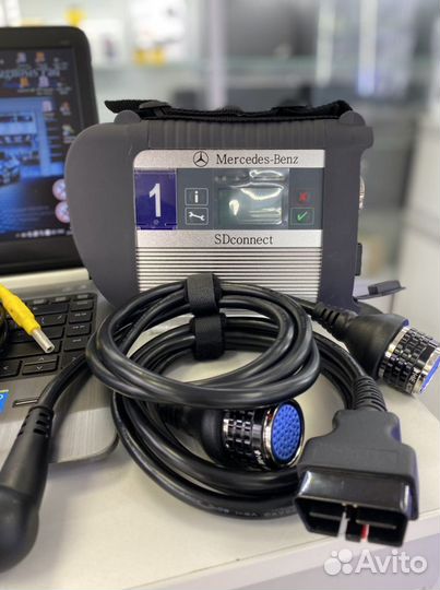 Комплект Mercedes C4 ноутбук программа