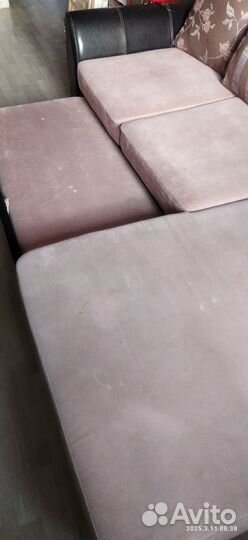 Большой угловой диван раскладной бу